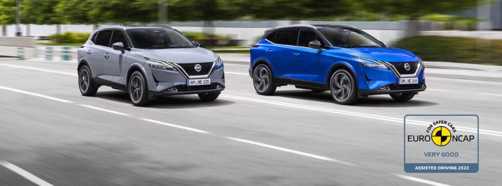 Nissan Qashqai je od Euro NCAP dobil oceno »zelo dobro« pri vrednotenju sistemov za pomoč pri vožnji