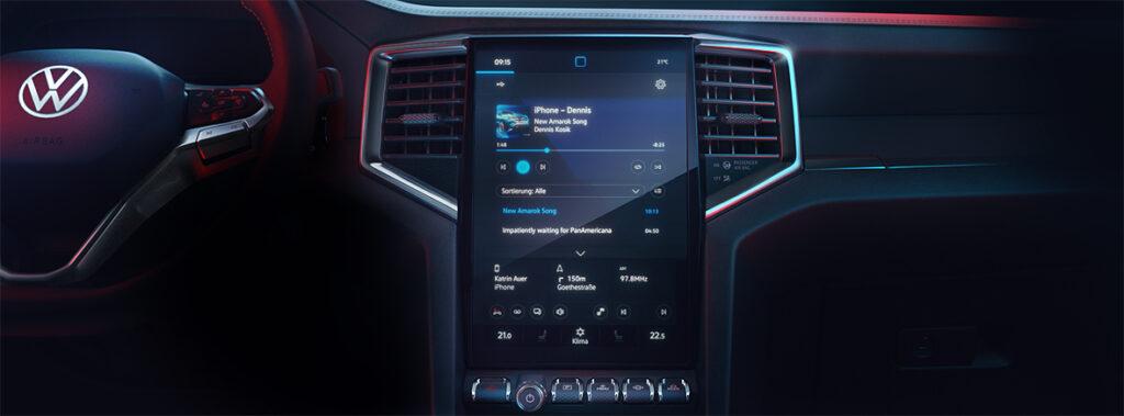 Zaslon v novem Amaroku