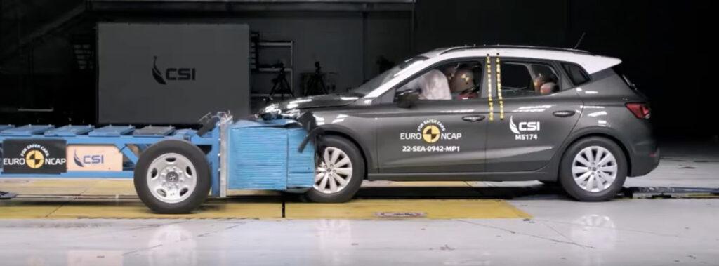 Novi SEAT Ibiza in SEAT Arona dosegli oceno 5 zvezdic na poostrenih preizkusih Euro NCAP