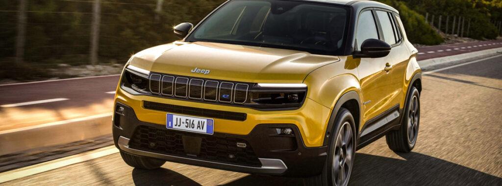 Predstavitev električnih modelov znamke Jeep na mednarodnem salonu v Parizu 2022