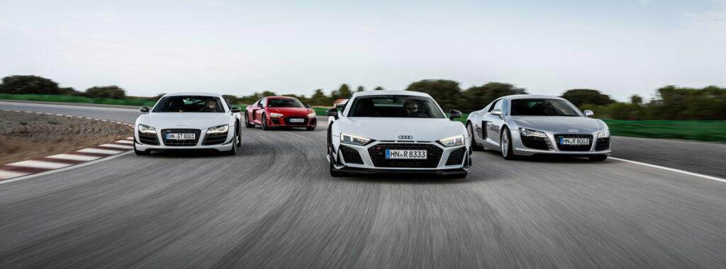 Visoka zmogljivost v najbolj prvinski obliki: novi Audi R8 Coupé V10 GT RWD