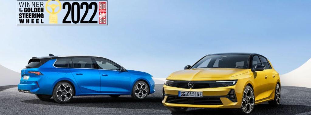 Opel Astra je prejela nagrado“Zlati volan 2022”