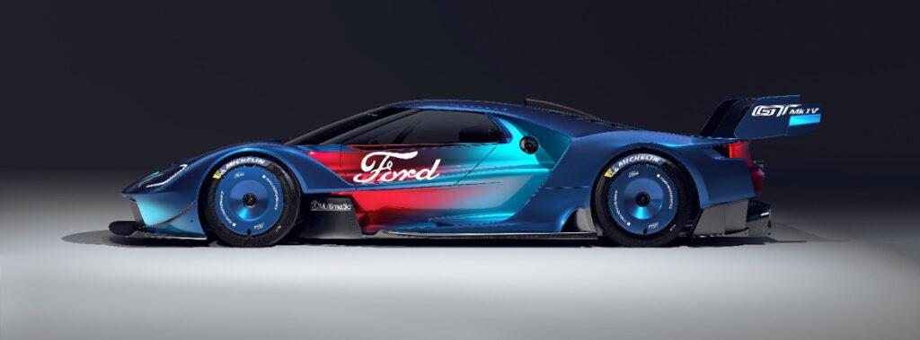 Ford GT Mk IV je v izvedbi z omejenim številom vozil vrhunski Ford GT za dirkališča, ki omogoča ekstremno neobrzdano zmogljivost
