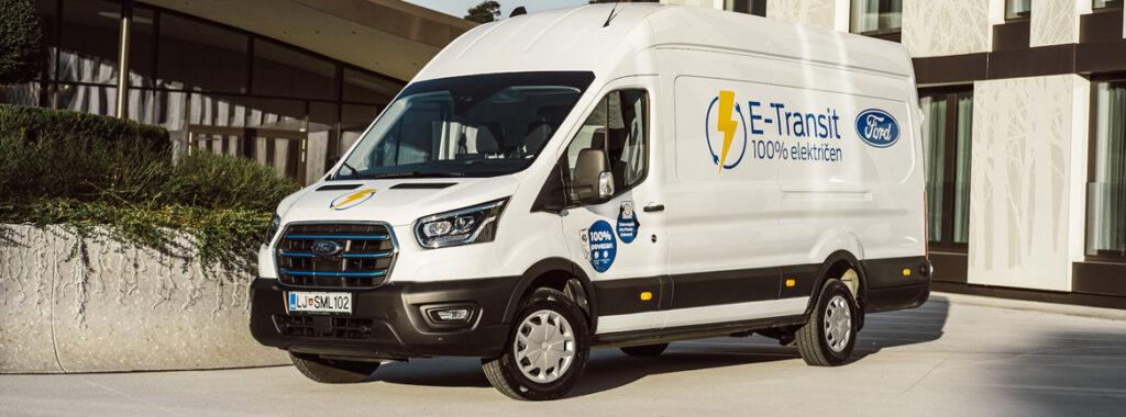 Povsem električni E-Transit iz ponudbe Ford Pro podjetjem zagotavlja novo raven produktivnosti in vrednosti