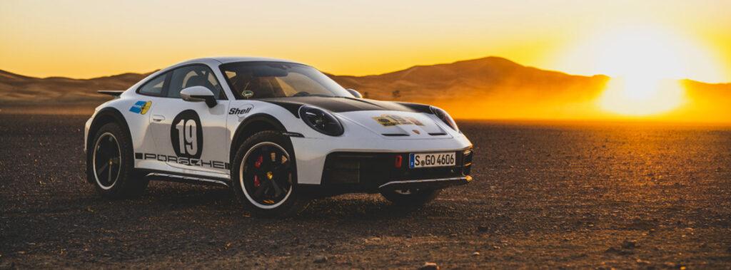 Zgodovinska polepitev za Porsche 911 Dakar