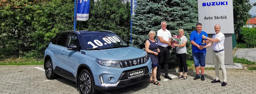 Podružnica Suzuki v Sloveniji predala 10.000-i novi Suzuki
