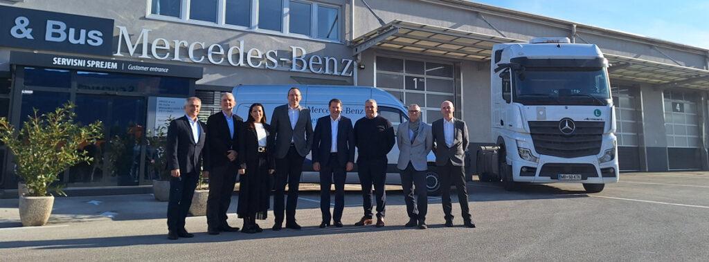 Servisni center za Mercedesove tovornjake odslej tudi v poslovalnici Prigo v Hočah