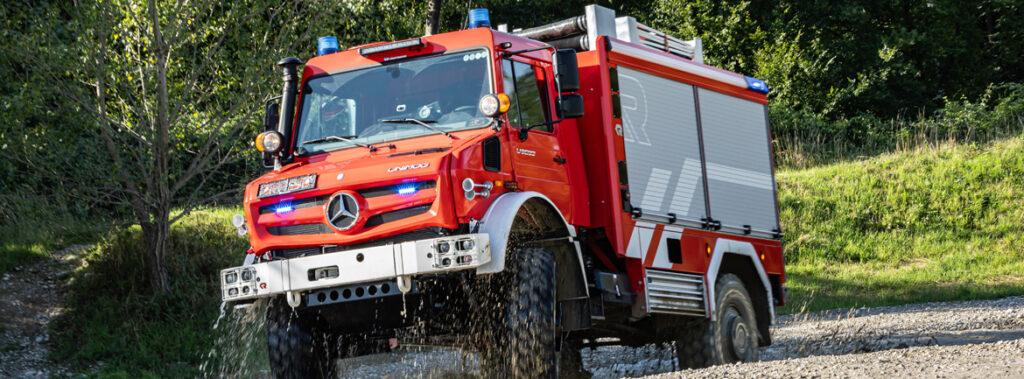 Mercedes-Benz Special Trucks na sejmu RETTmobil predstavlja ekstremno terensko gasilsko vozilo Unimog U503
