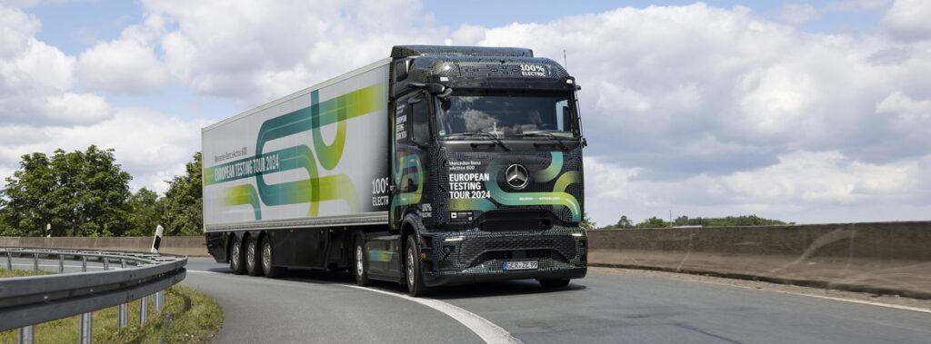 eActros 600 na poti do najsevernejše in najjužnejše točke Evrope