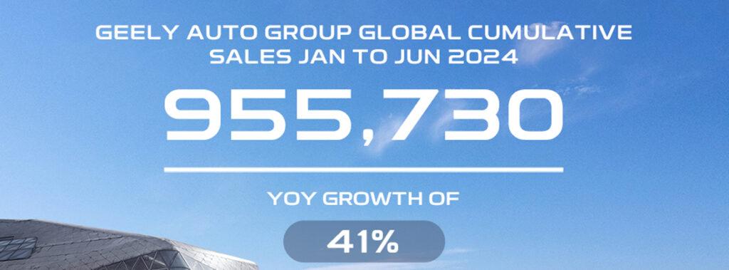 Geely zelo uspešen v prvem polletju