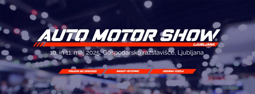 Auto Motor Show Ljubljana se po 15 letih vrača v prestolnico