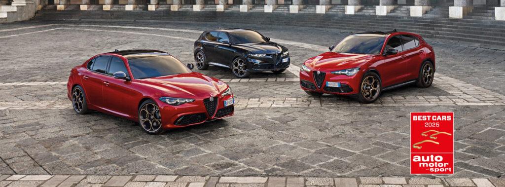 Alfa Romeo zmagovalec v treh kategorijah izbora »Najboljši avtomobili«