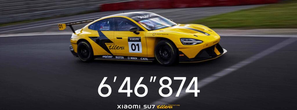 Xiaomi SU7 Ultra je podrl rekord kroga za električna vozila na dirkališču Nürburgring Nordschleife s časom 7:04.957