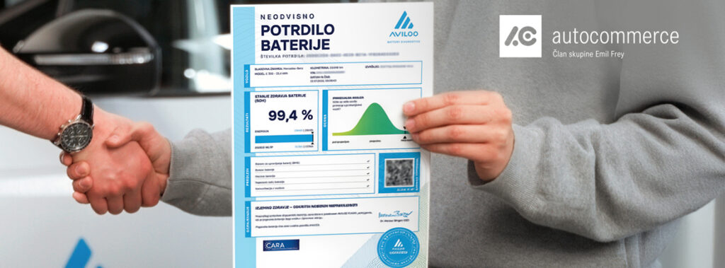 Autocommerce uvaja AVILOO FLASH test baterij – nova storitev za električna vozila vseh znamk