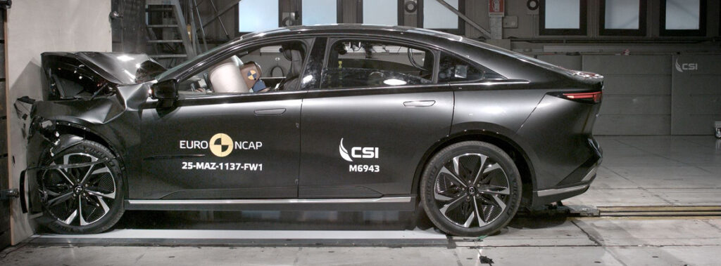 Nova Mazda6e je v nedavni seriji testiranj Euro NCAP dosegla najvišjo oceno s petimi zvezdicami