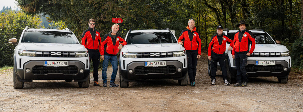 Dacia Duster in Gorska reševalna zveza Slovenije nadaljujeta partnerstvo – letos že enajsto leto zapored