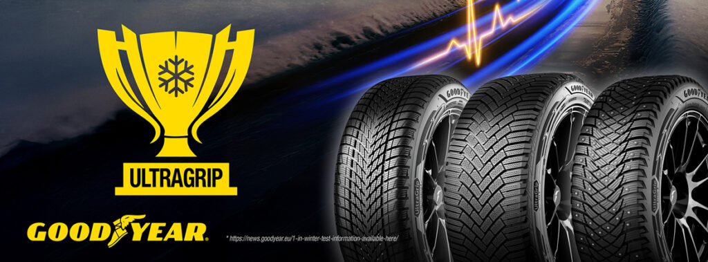 Goodyear na 1. mestu po zmogljivosti zimskih pnevmatik v Evropi