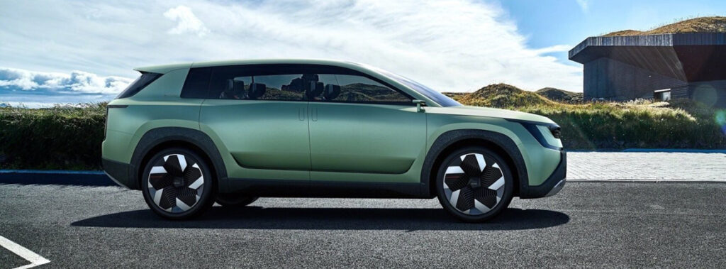 Škodin novi popolnoma električni 7-sedežnik se imenuje Peaq