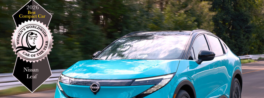Žirija razglasila Nissan LEAF za svetovni avto leta po izboru žensk v kategoriji kompaktnih vozil